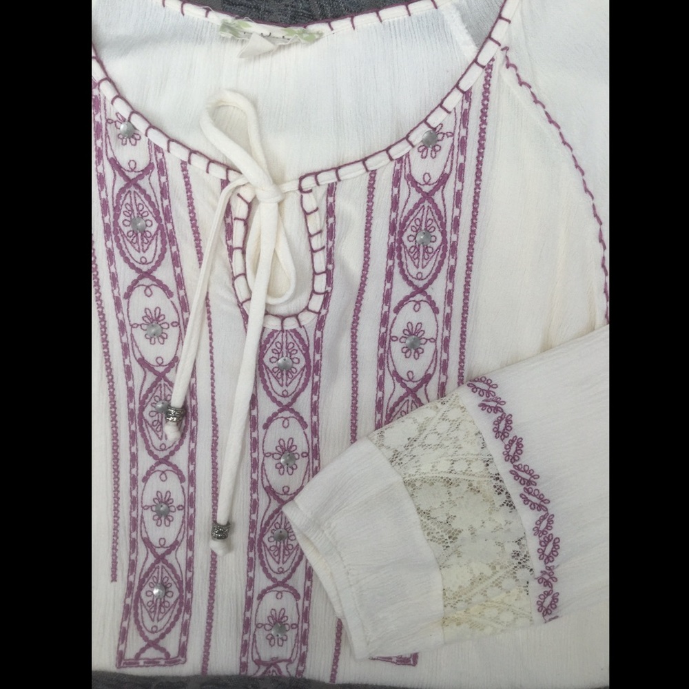Nurture Large Boho Long Sleeve Tunic - Picture 7 of 8
